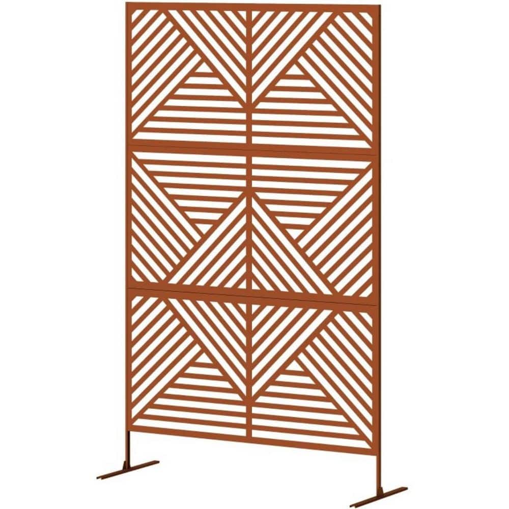 Metal Outdoor Privacy Screen,Decorative Privacy Fence Screen,Climbing Plant Trellis with Stand price history on PriceWatchPro