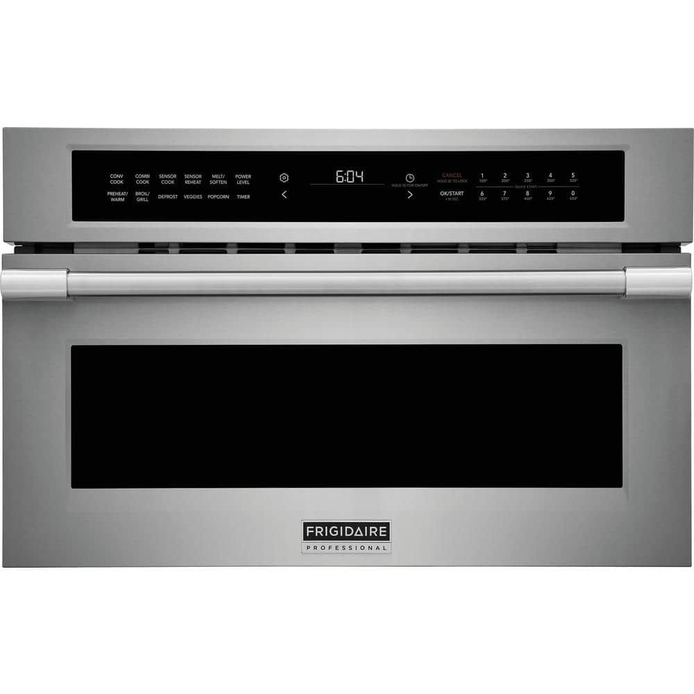 Professional .30 in. Electric Built-In Microwave in Stainless Steel with Convection Bake Technology and Drop-Down Door -  Frigidaire, PMBD3080AF