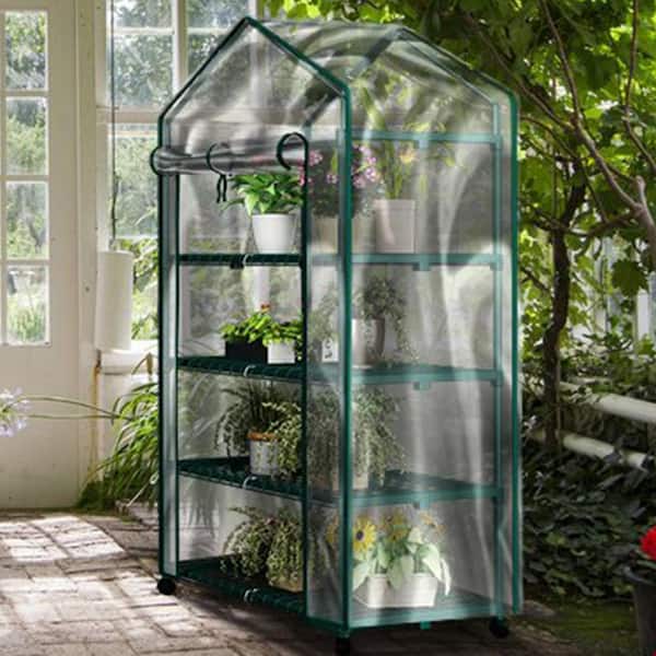 Pure Garden 27.1 in. W x 19.3 in. D x 63.3 in. H 4-Tier Mini