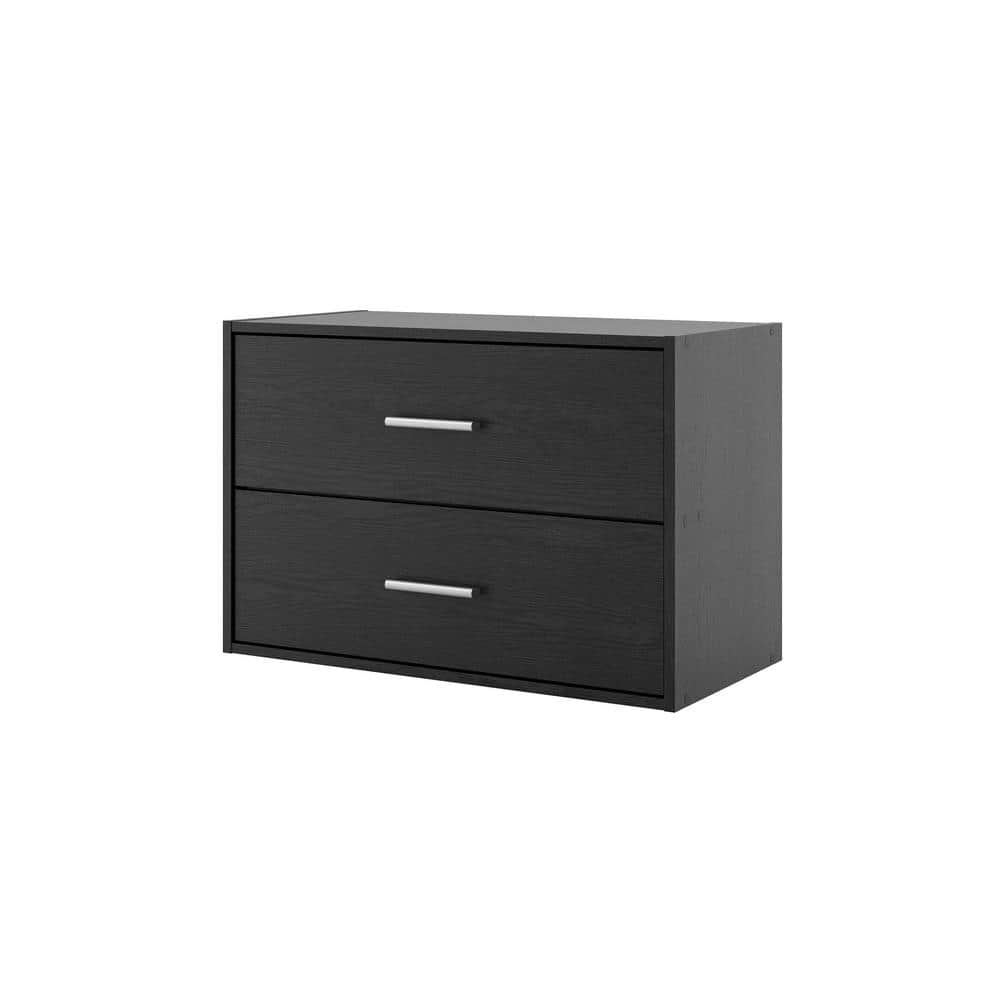Furniture of America Quincy 15.74 in. Tall Stackable Black