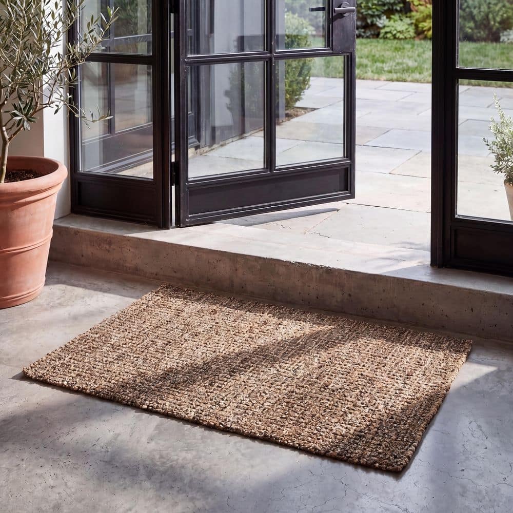 Abstract 2 ft. x 4 ft. Antique/Brown Speckled Area Rug price history on PriceWatchPro