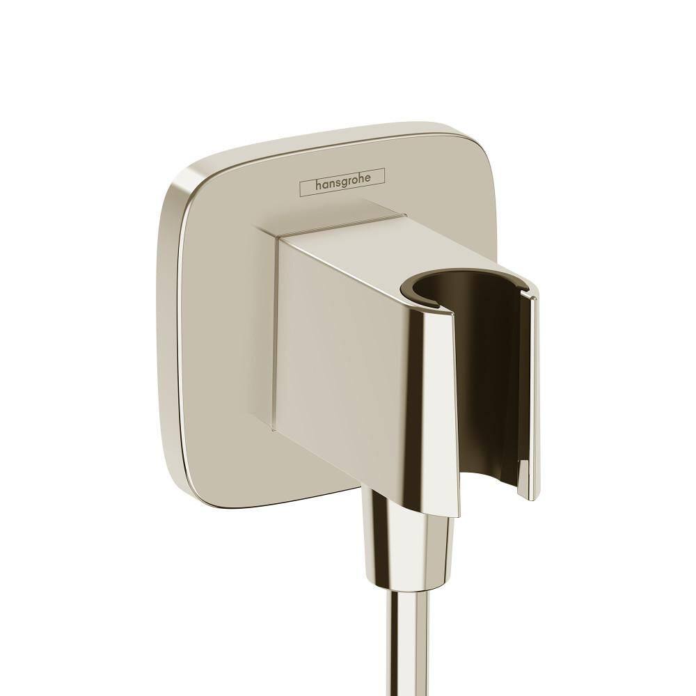 FixFit Q 1/2 in. Plastic Wall Outlet with Handshower Holder in Polished Nickel price history on PriceWatchPro