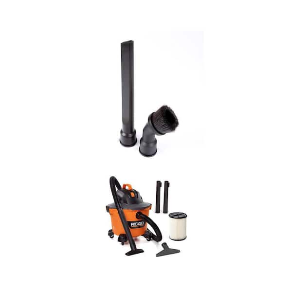 9 Gal. 4.25 Peak HP NXT Shop Vacuum HD0900 Wet Dry Vac with General Debris Filter, Hose, Wands and 4 Accessories