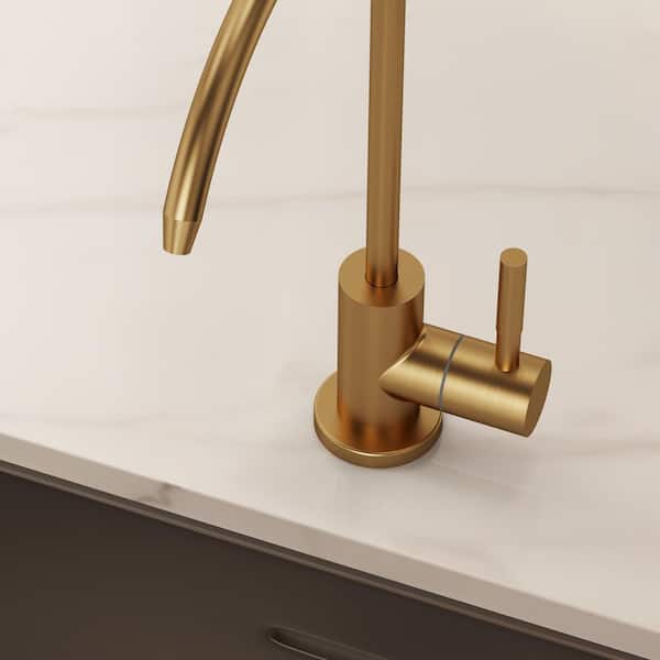 EVERSTEIN Single-Handle Deck Mount Standard Kitchen Faucet in