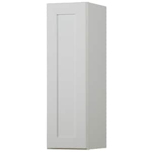 Westfield Feather White Shaker Stock Assembled Wall Kitchen Cabinet (9 in. W x 12 in. D X 30 in. H)