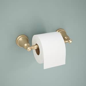 Mylan Wall Mount Pivoting Toilet Paper Holder in Champagne Bronze