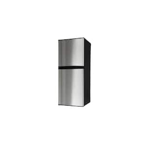 10 cu. ft. Freestanding Top Freezer Refrigerator in Stainless Steel