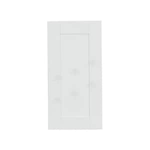 Anchester Assembled 12x30x12 in. 1 Door Wall Cabinet with 2 Shelves in Classic White