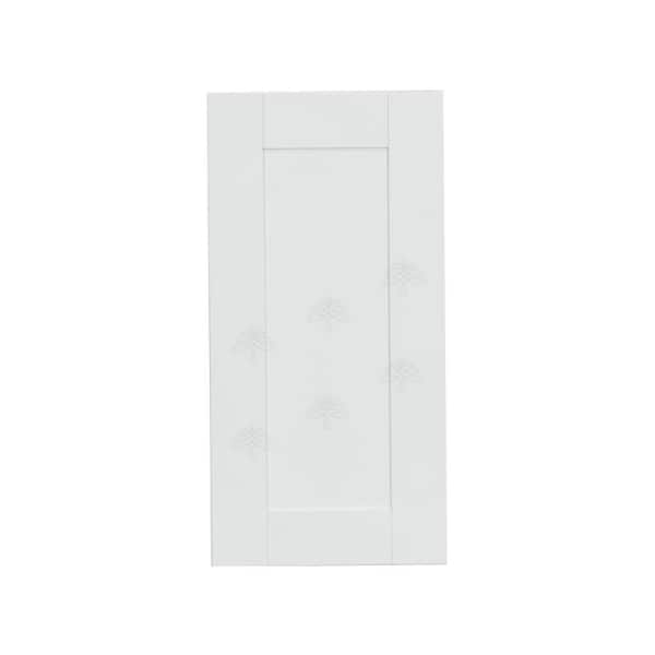 LIFEART CABINETRY Anchester Assembled 18x30x12 in. 1 Door Wall Cabinet with 2 Shelves in Classic White