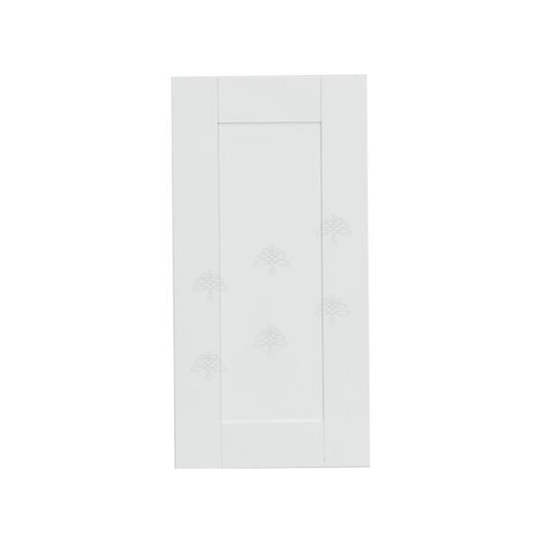 LIFEART CABINETRY Anchester Assembled 18x42x12 in. 1 Door Wall Cabinet with 3 Shelves in Classic White