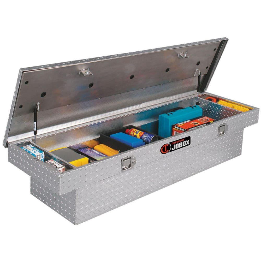 Crescent Jobox 70 in. Diamond Plate Aluminum Full Size