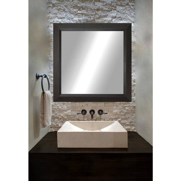 H Framed Square Bathroom Vanity Mirror, What Is The Best Hollywood Mirror In World
