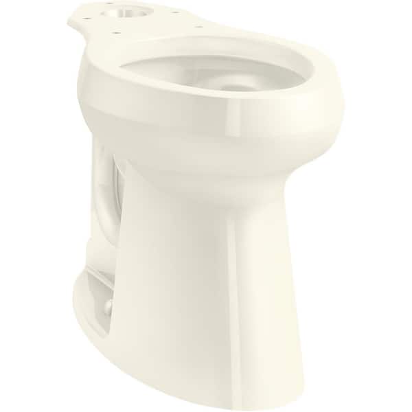 KOHLER Highline 19 in. H x 18 in. W x 29.5 in. D Tall Elongated Toilet Bowl Only in Biscuit