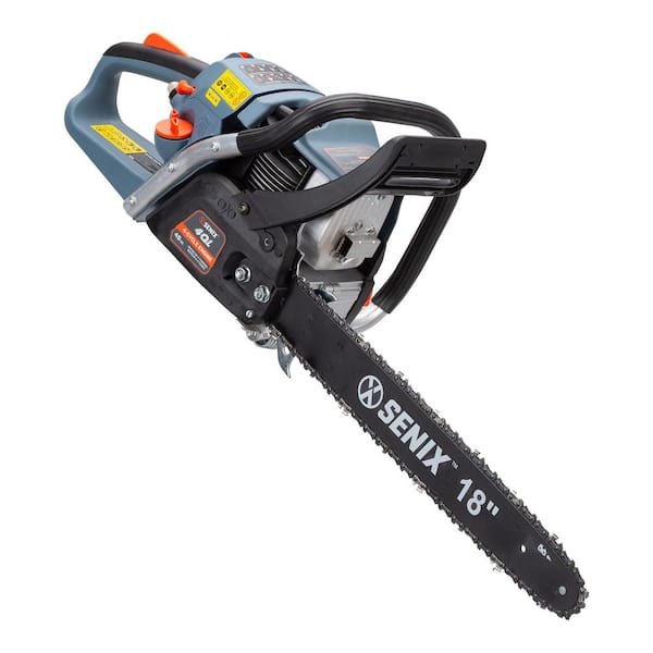 Senix 4QL 49cc Gas 4-Cycle Rear Handle Chainsaw with 18-inch Bar