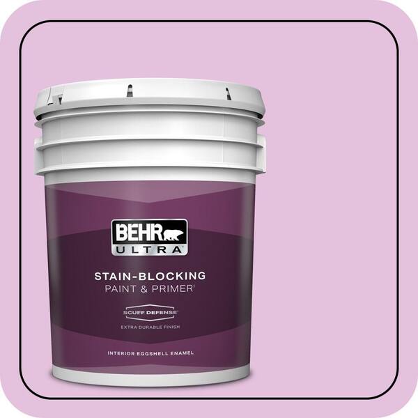 BEHR ULTRA 5 gal. #P110-2 Girl Talk Extra Durable Eggshell Enamel Interior Paint & Primer