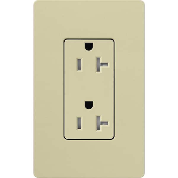 Claro 20-Amp Tamper-Resistant Duplex Receptacle, Sage (SCRS-20-TR-SA)