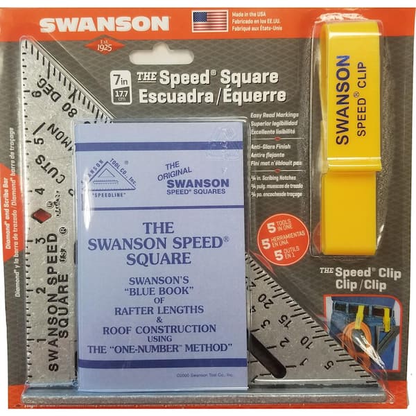Swanson Tool Co S0101SDP217 7 inch Speed Square and Speed Draw Carpenter  Pencil Holder Value Pack : Buy Online at Best Price in KSA - Souq is now  : DIY & Tools