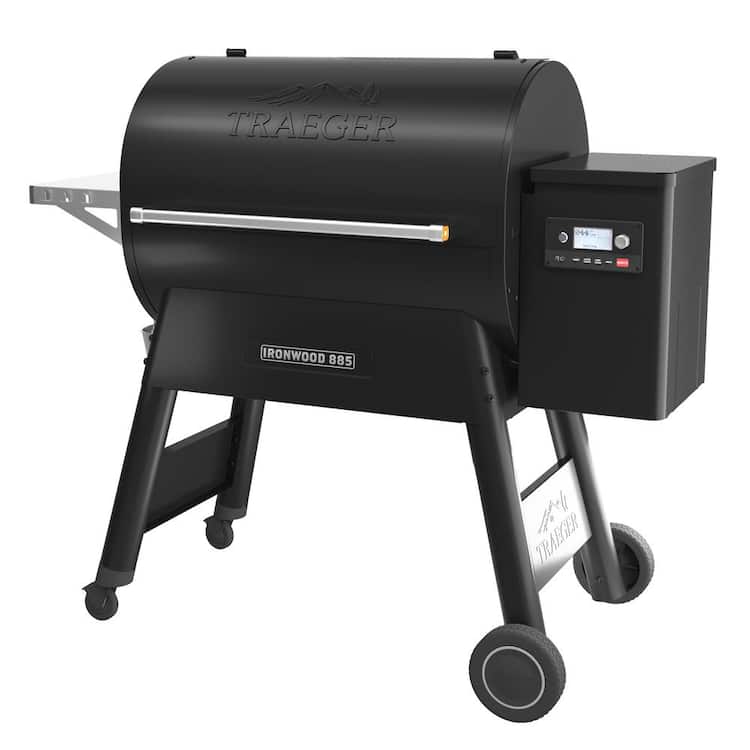 Traeger Ironwood 885 Wi-Fi Pellet Grill and Smoker in Black