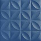 A La Maison Ceilings Line Art Van Deusen Blue 1.6 ft. x 1.6 ft ...