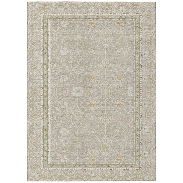 Chantille Machine Washable Indoor/Outdoor Abstract ACN3047 Beige 10 ft. x 14 ft. Area Rug