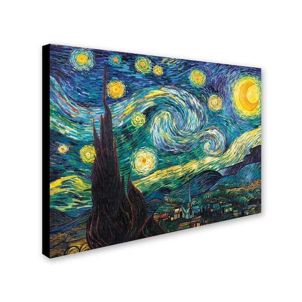Trademark Fine Art Vincent Van Gogh Framed Architecture Wall