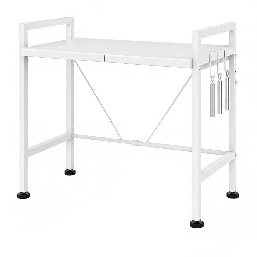Numhew Expandable Height Adjustable Series 1-Shelf White