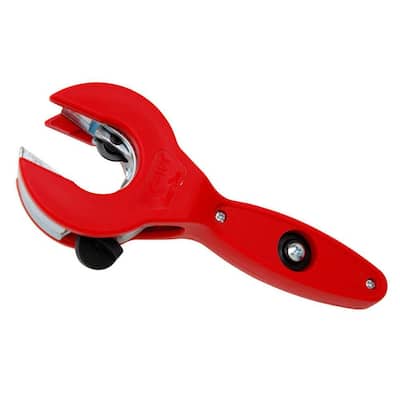 PVC Pipe Cutter with Ratcheting Mechanism Dia Red Armour Line Up To 1-1/2 in 