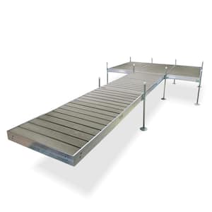 36" Aluminum Handrail Handle -Grab Bar Flat Plate Base Docks Pool Boats Decks