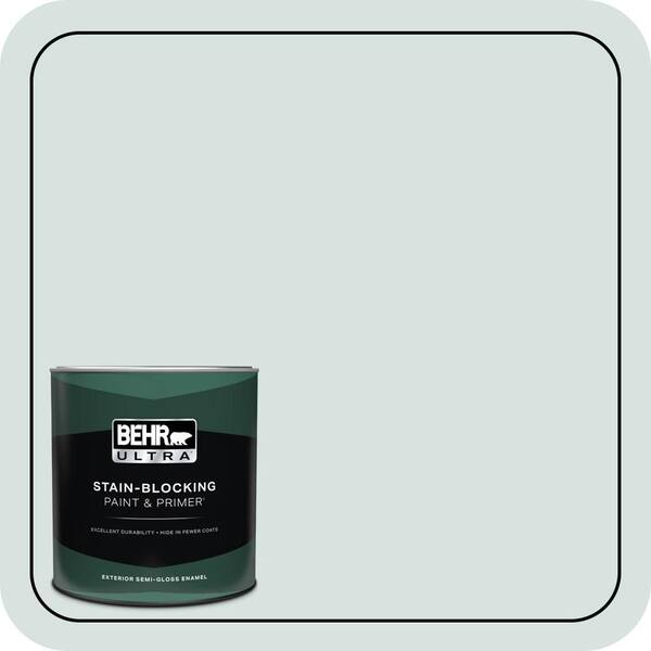 BEHR ULTRA 1 qt. #N440-1 Streetwise Semi-Gloss Enamel Exterior Paint & Primer