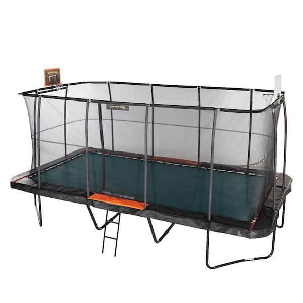 JUMPKING Pro-Series 10 ft. x 18 ft. Rectangle Trampoline with