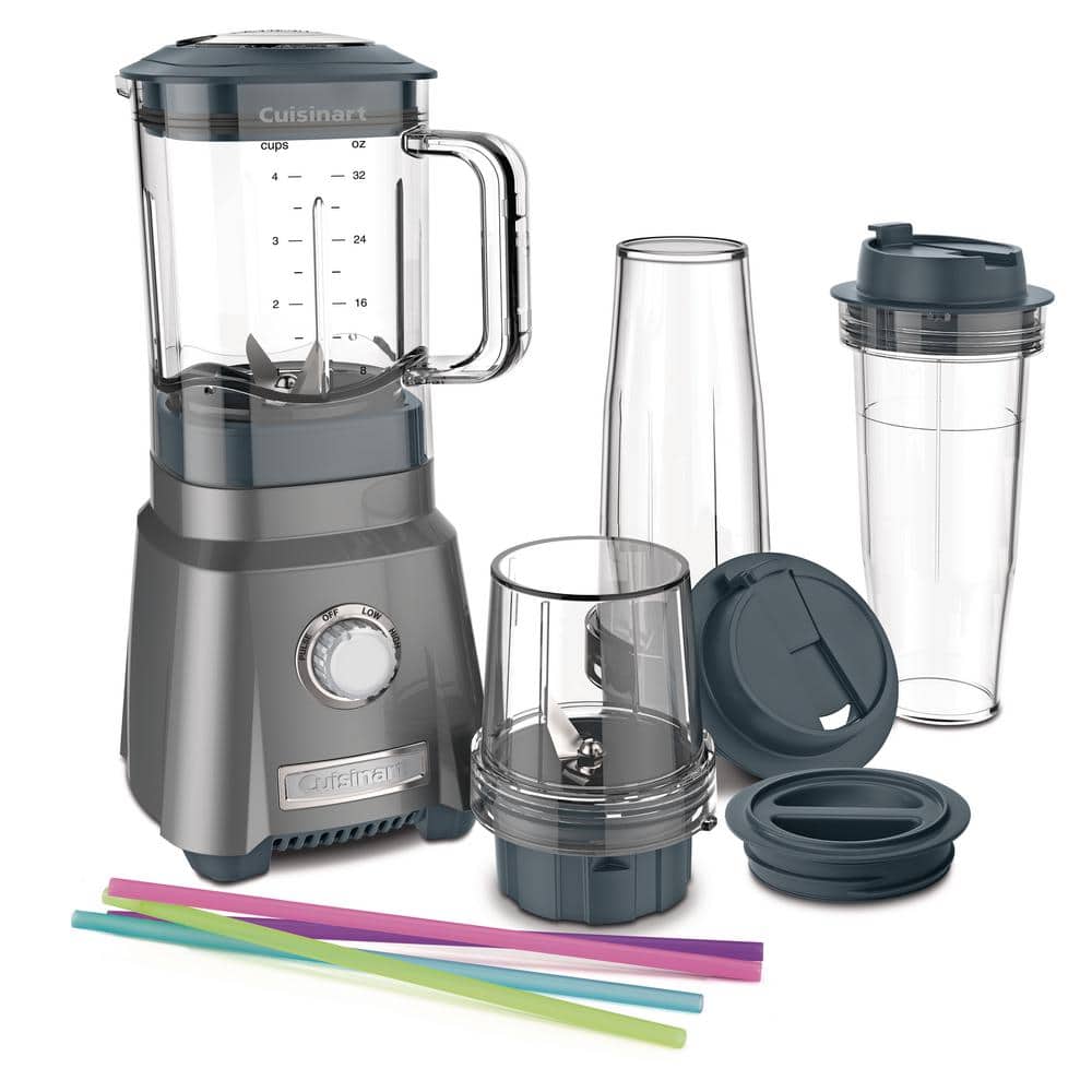 Cuisinart 32 oz. 3-Speed Brushed Chrome with Travel Cups