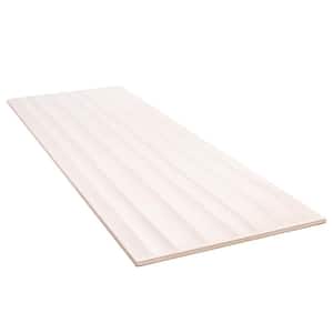 Ivory Lines 9.8 in. x 28.7 in. Matte Ceramic Wall Tile (15.71 sq. ft./Case)