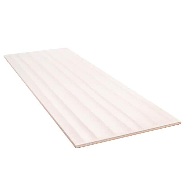 Ivory Lines 9.8 in. x 28.7 in. Matte Ceramic Wall Tile (15.71 sq. ft./Case)