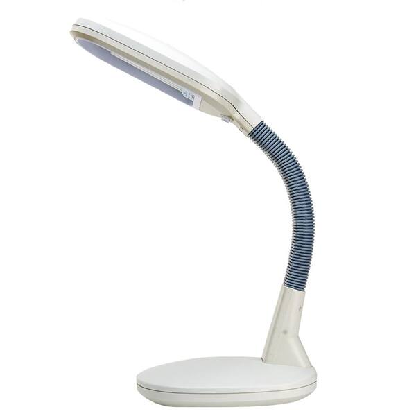 Tensor 17.7 in White Desk Lamp with Dimming