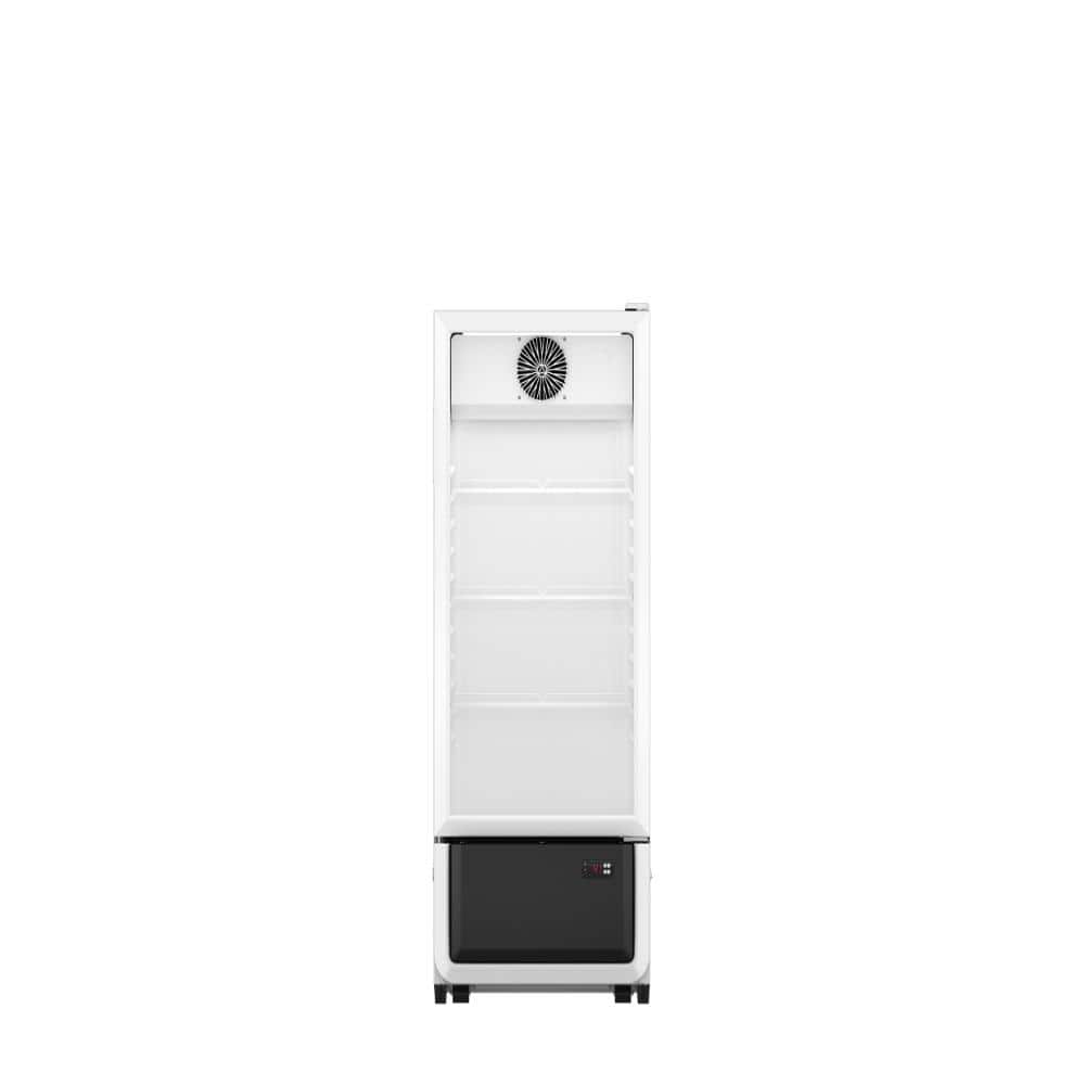 21.3 in. W 6.9 cu. ft. Commercial Glass Door Merchandiser Display Refrigerator in White