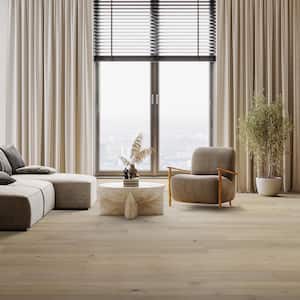 Marshalls French Oak 1/2 in. T x 7.5 in. W Water Resistant Wire Brushed Engineered Hardwood Flooring (23.3 sq. ft./case)