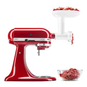 White Food Grinder Stand Mixer Attachment