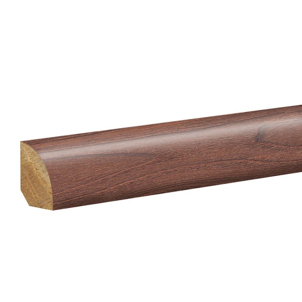 PERFORMANCE ACCESSORIES Bolero 0.62 in. T x 0.75 in. W x 94.5 in. L Textured Wood Look Laminate Moulding/Trim Quarter Round Molding