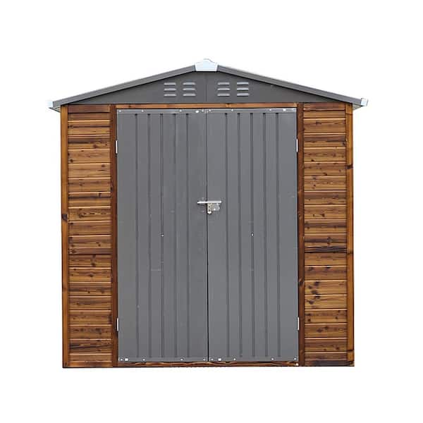 4 x 6 ft. Iron-Wood Combination Tool Shed,Garden Shed