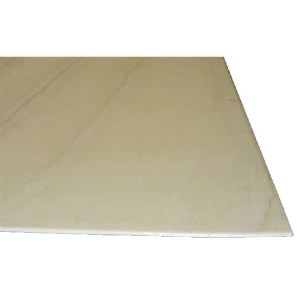 Unbranded 1/4 in x 2 ft. x 4 ft. (Actual: .216 in x 23.75 in. x 47.75 in.) Underlayment Plywood