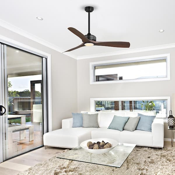 52様ブラック1枚 Home Decorators Collection Bayshire 52 in. LED Indoor
