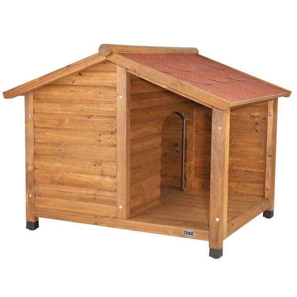 TRIXIE natura Lodge Dog House, Brown, Small