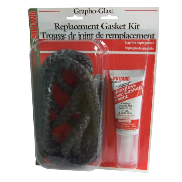 Cement 1" Black Gasket rope 7 Feet Outdoor Stove Pellet wood Stove Furnace 