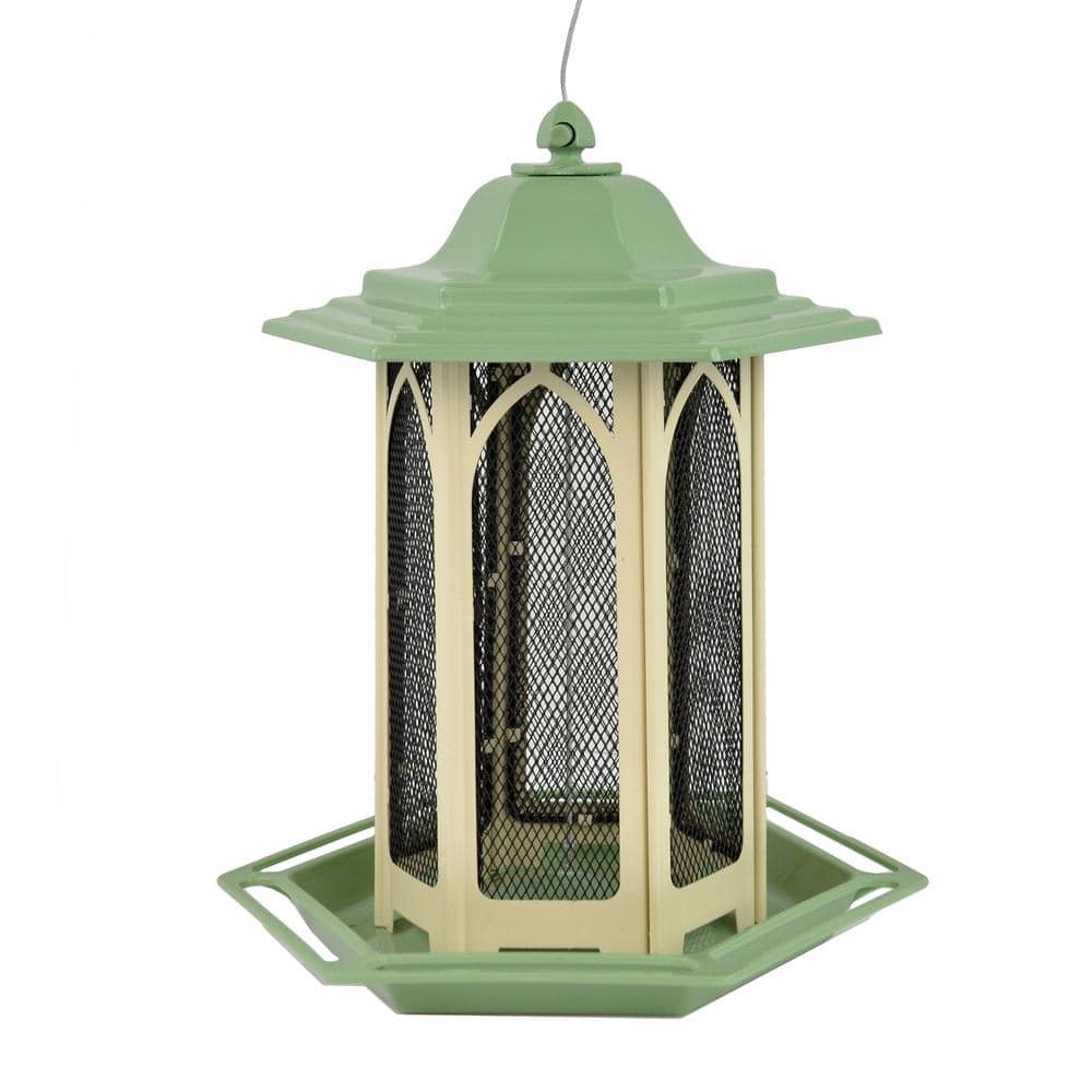 PerkyPet Wild Bird & Finch Gazebo 3.5 lbs. Bird Feeder 8039816 The