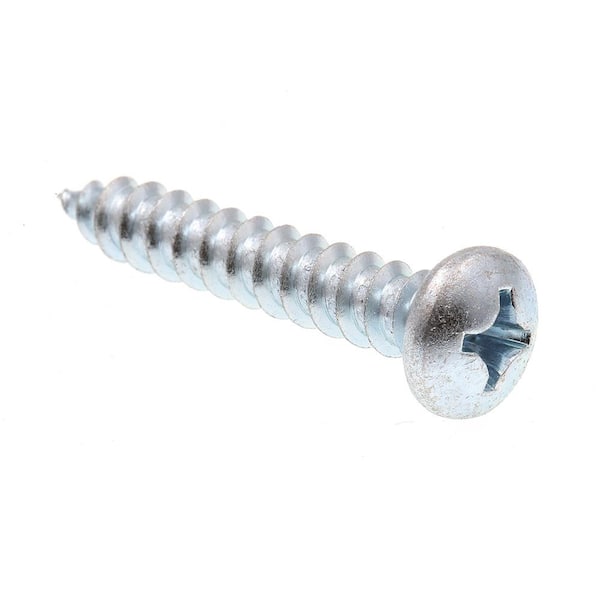 Prime-Line #14 x 1-1/2 in. Zinc Plated Steel Phillips Drive Pan Head Self-Tapping Sheet Metal Screws (100-Pack)