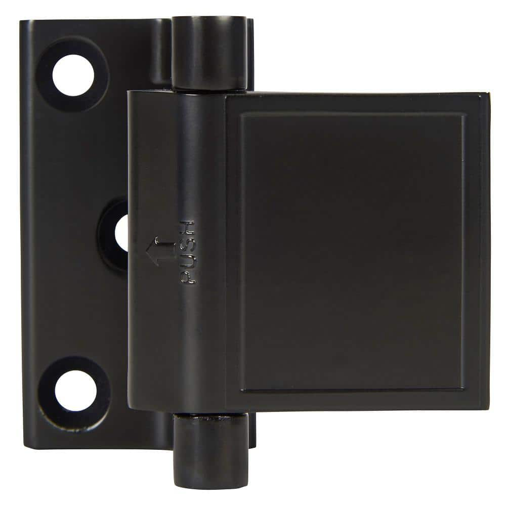 Universal Hardware Security Door Guard Black UH40093 - The Home Depot