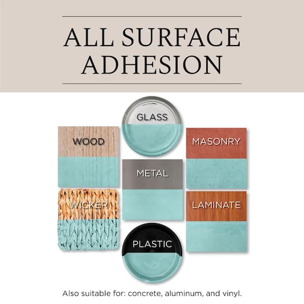 11 oz. All Surface Pearl Metallic Sea Mist Spray Paint and Primer in One (6-Pack)