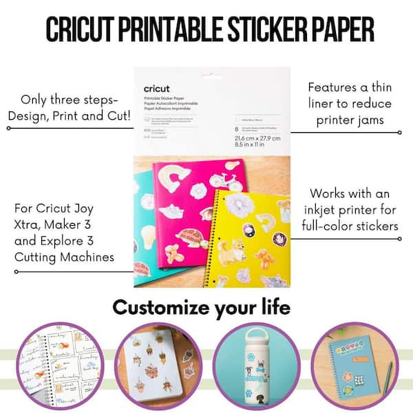 Cricut Joy Xtra Die Cutting Machine Bundle with Sticker Making
