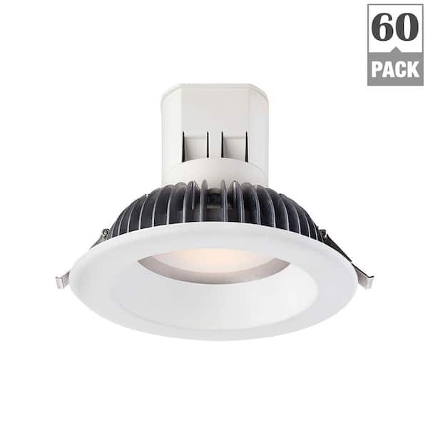 EnviroLite Can Free 6 in. Daylight Integrated LED Recessed Light Kit with 93 CRI, 5000K J-Box (No Can Needed) (60-Pack)