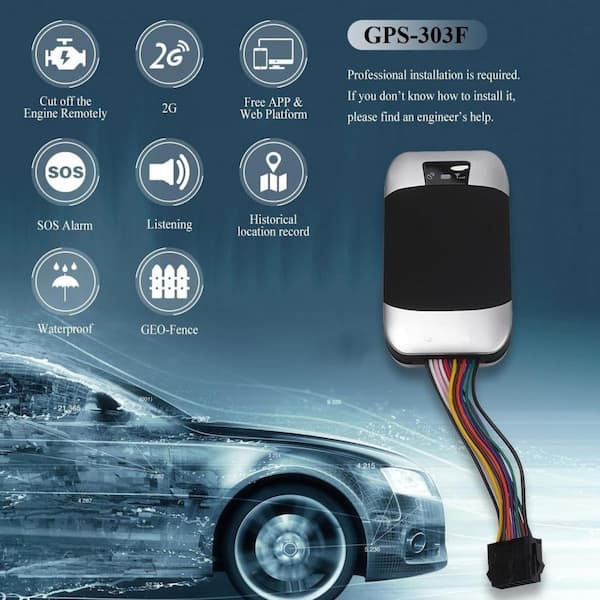 Lukyamzn 2G GPS Tracker for Vehicles Intelligent Management System